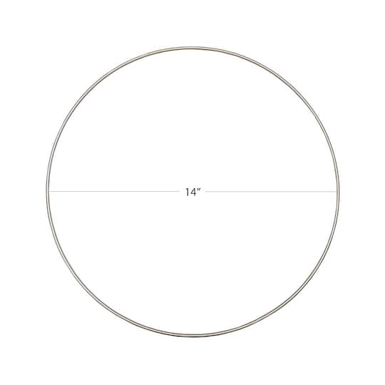 14" Gold Metal Wire Floral Hoop by Ashland®